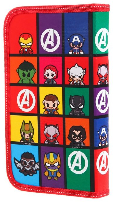 Пенал Marvel Мстители, застежка молния, мультиколор купить,NaN