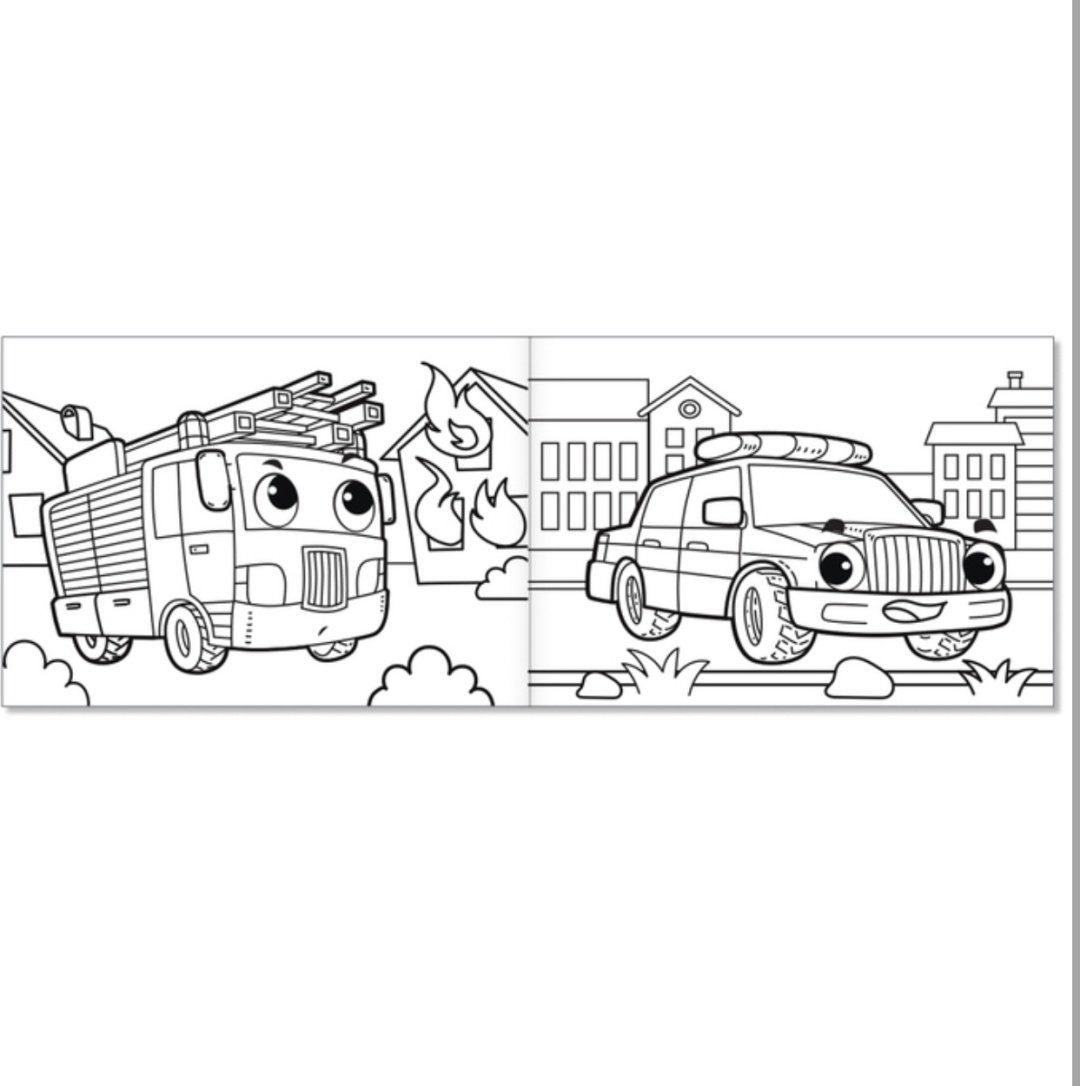Раскраска Буква-ленд Спецтехника 4074259 купить,NaN