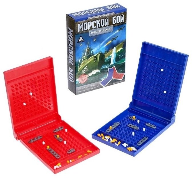 Настольная игра Лас Играс Kids Морской бой Непотопляемые 4365788 купить,NaN