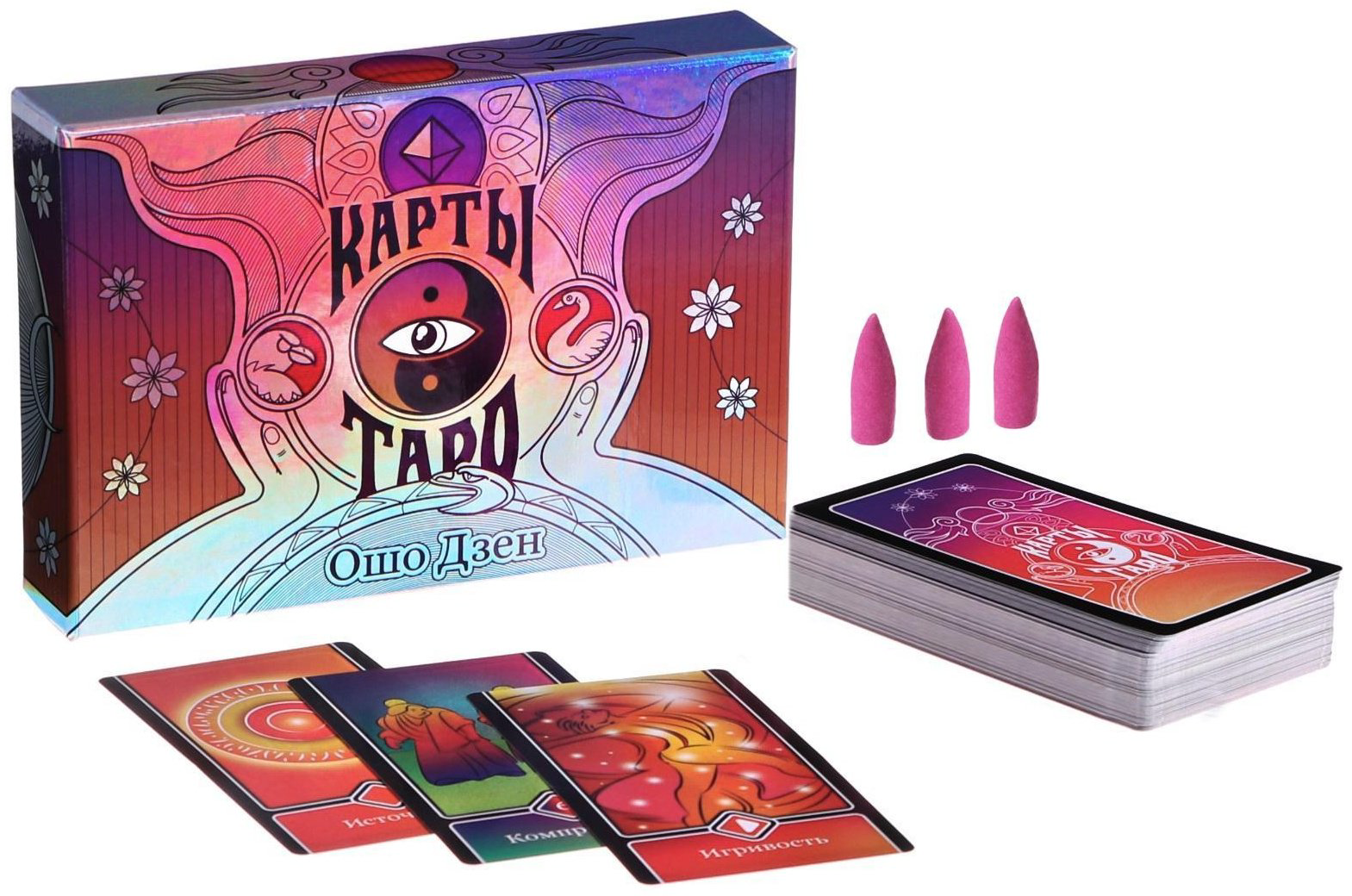 Карты Таро Ошо Дзен 4551002 79 карт купить,NaN