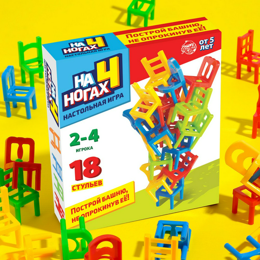 Настольная игра ЛАС ИГРАС На 4 ногах 3584807