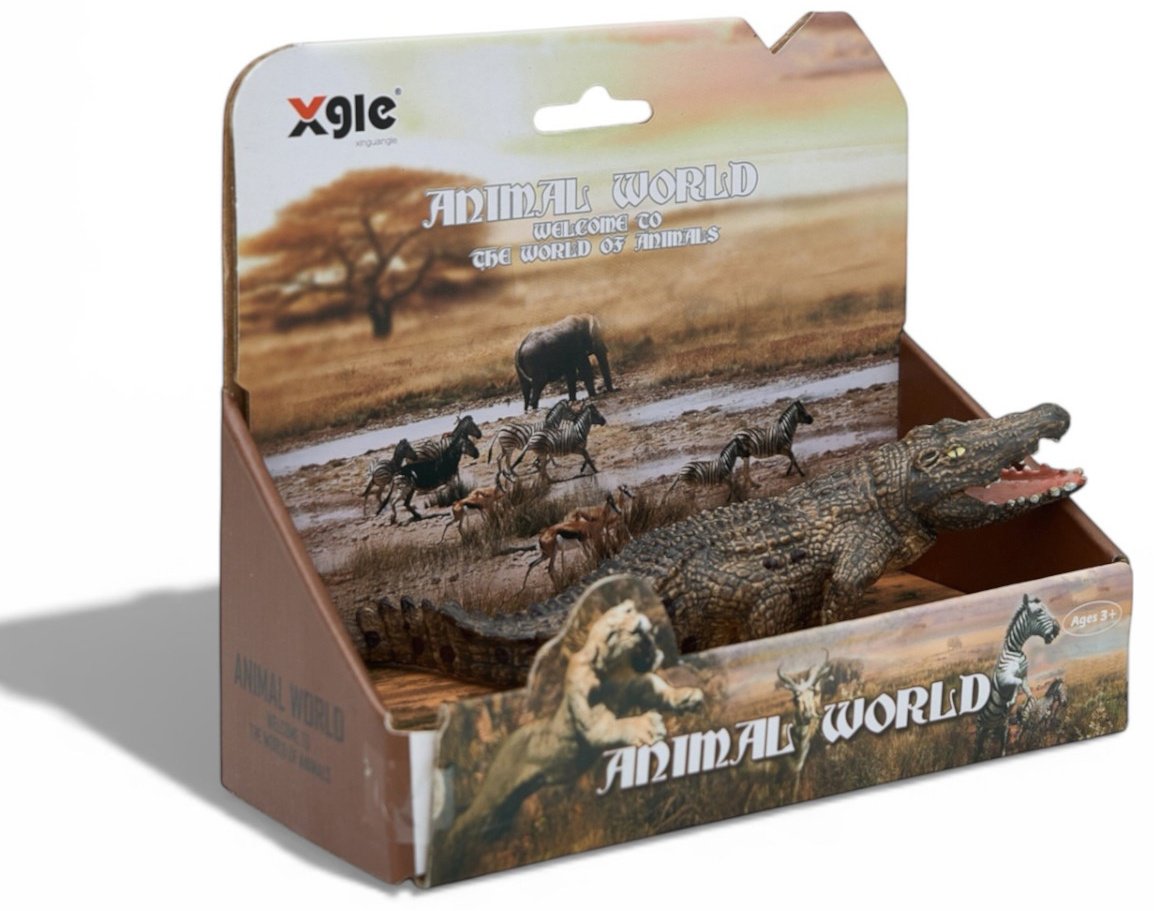 XGLE Animal World: Крокодил 4.5 см 1 шт купить,NaN