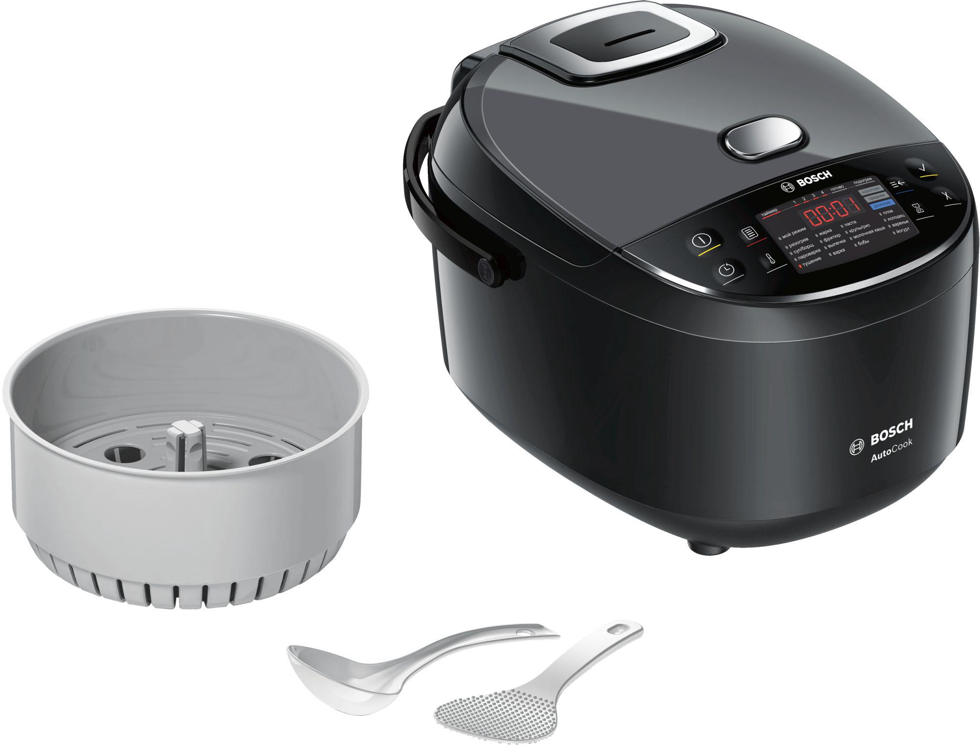 Мультиварка Bosch MUC22B42RU черная купить,NaN