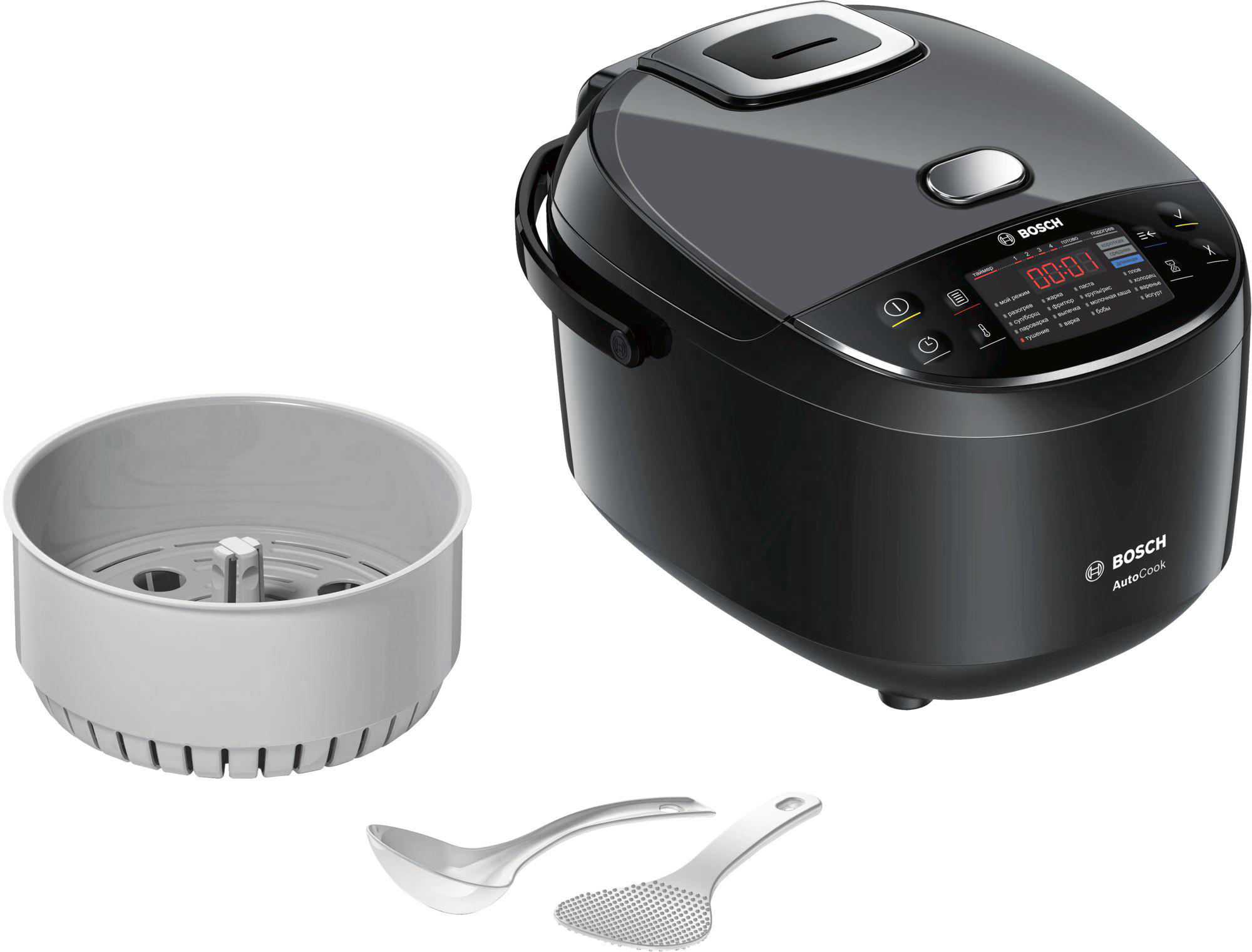 Мультиварка Bosch MUC22B42RU черная купить,NaN