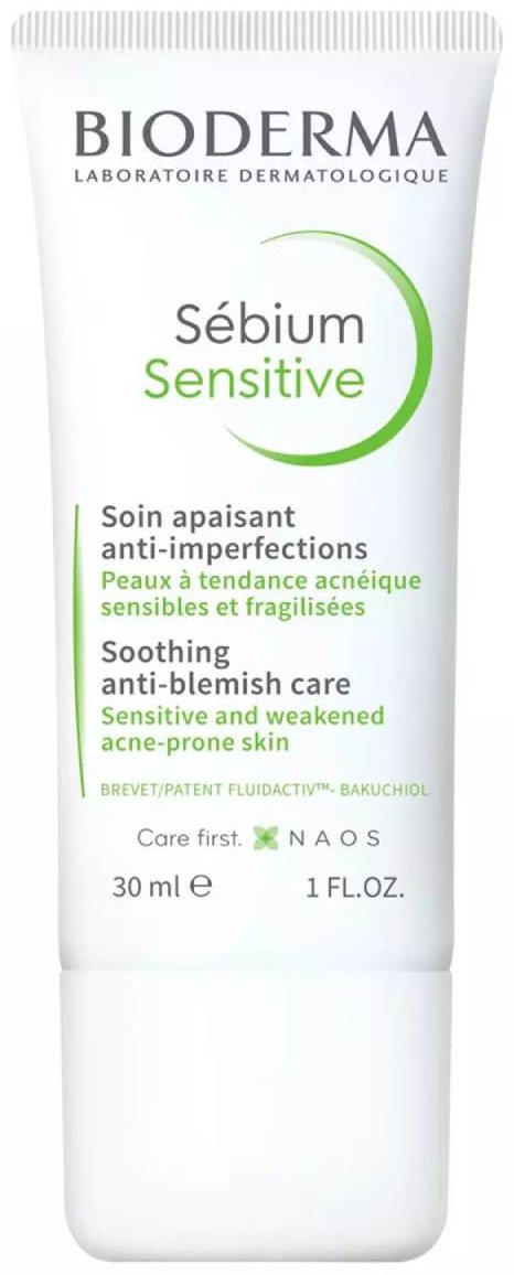 Bioderma крем Sebium сенситив для лица 30 мл купить,NaN