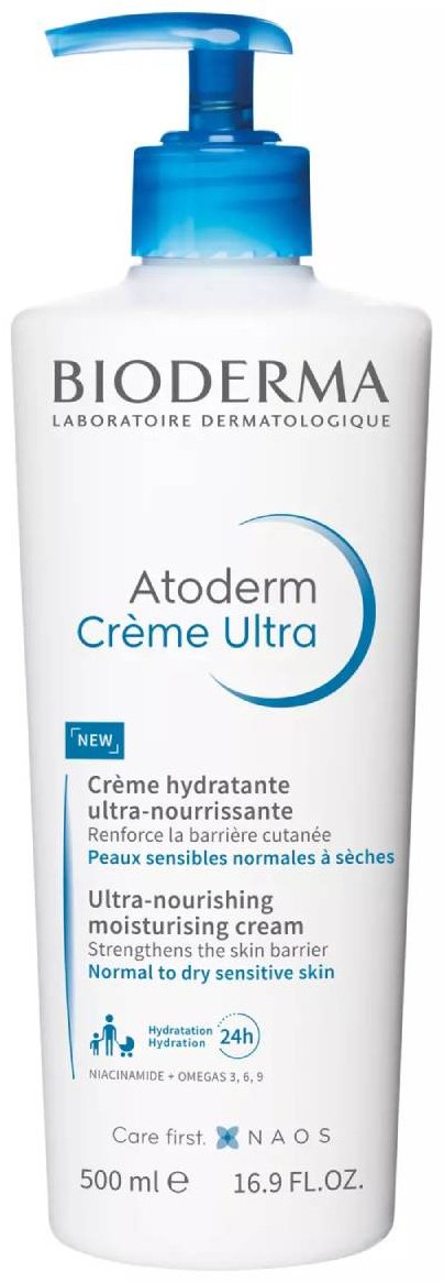 Bioderma Atoderm Ultra крем для тела 500 мл купить,NaN
