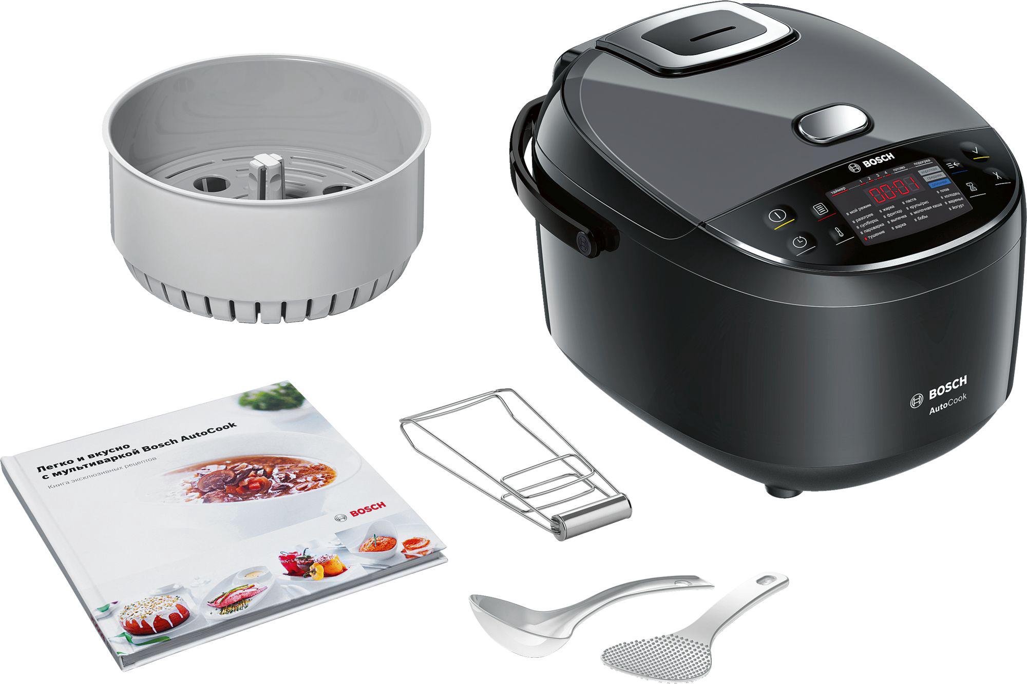 Мультиварка Bosch MUC22B42RU черная купить,NaN