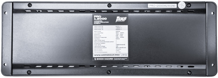 AMP PRO 1.2000 4000 Вт 1 канальный купить,80177