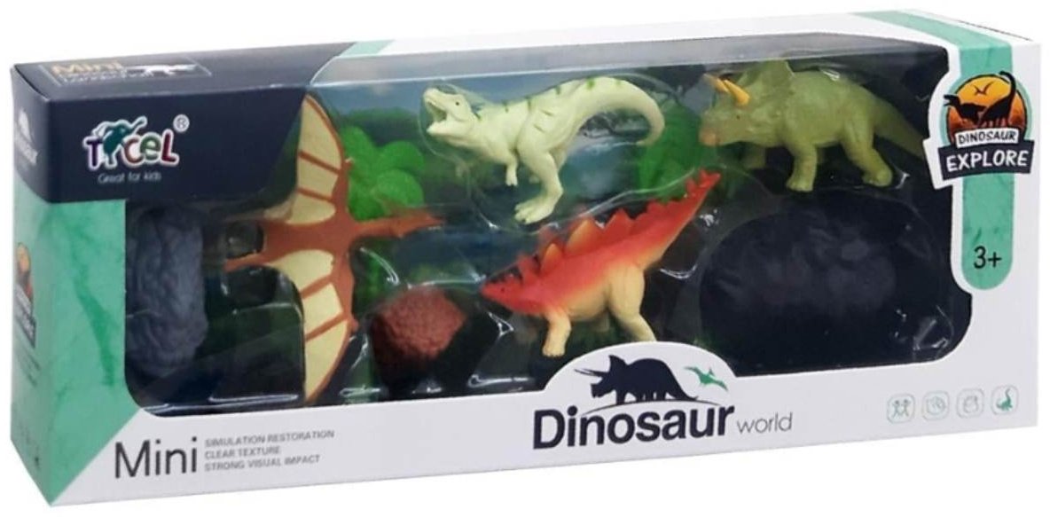 Nature Explorer Время динозавров 11.5 см 4 шт купить,NaN