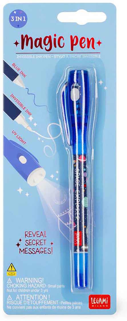 Ручка шариковая Legami Magic Pen - Space 1 шт, 1 мм, цвет чернил синий купить,NaN