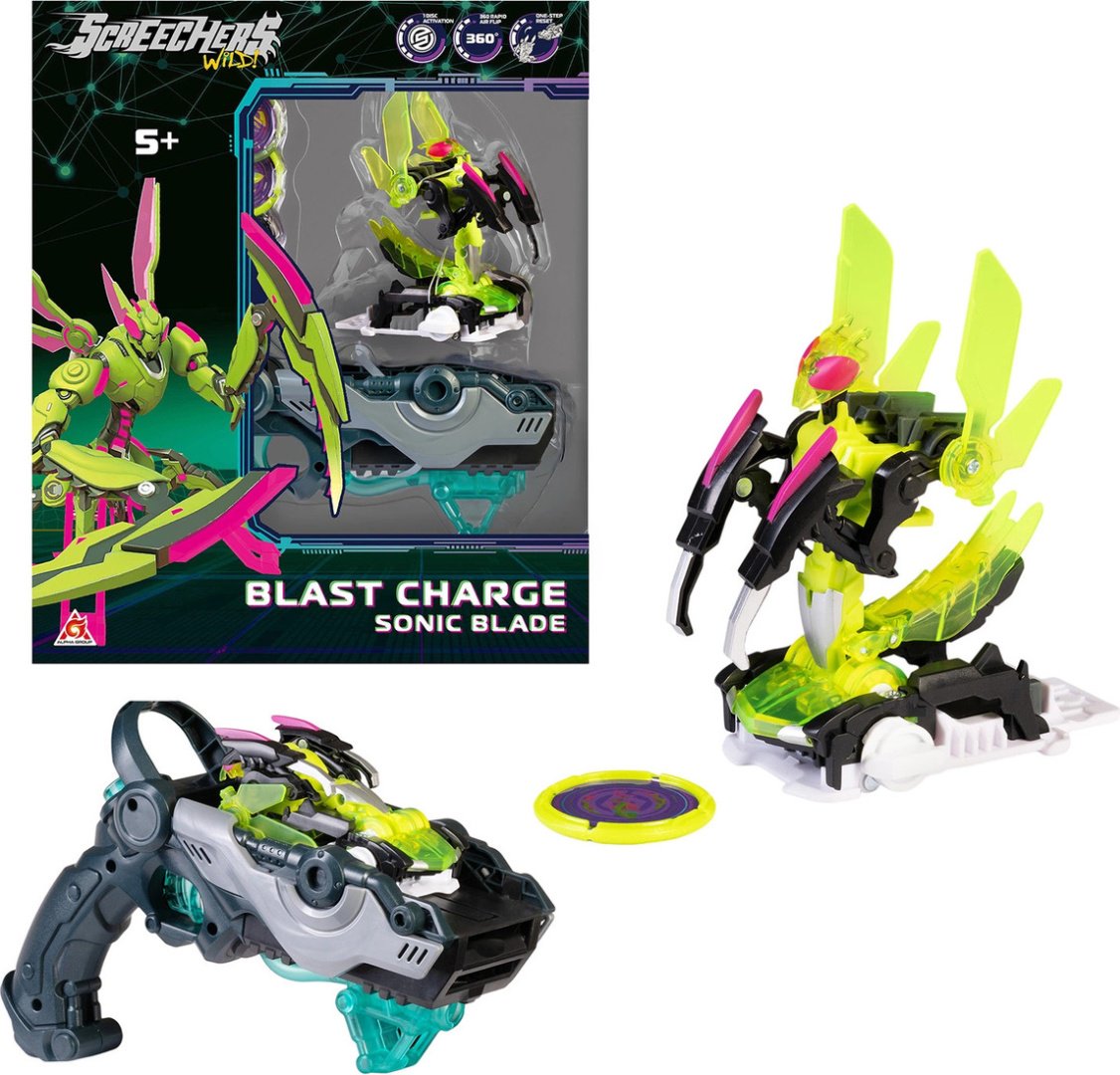 Трансформер Screechers Wild Соник Блейд, высота 6 см купить,NaN