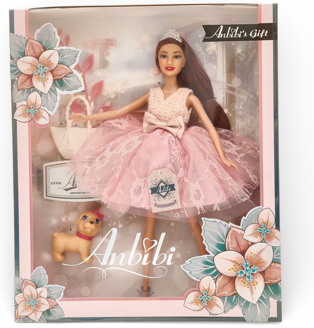 Кукла-модель Sariel брюнетка в розовом платье 28 см купить,NaN