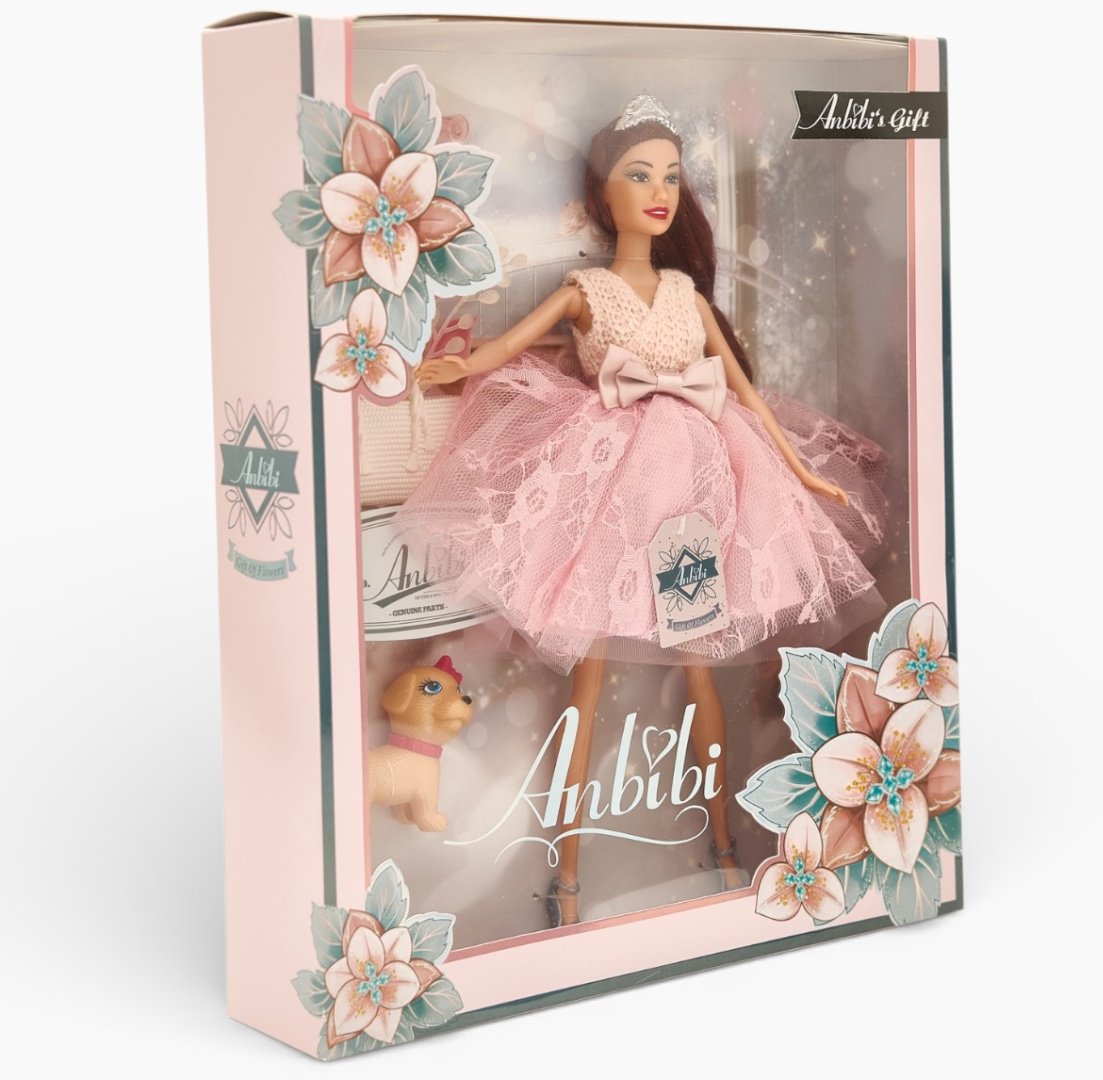 Кукла-модель Sariel брюнетка в розовом платье 28 см купить,NaN