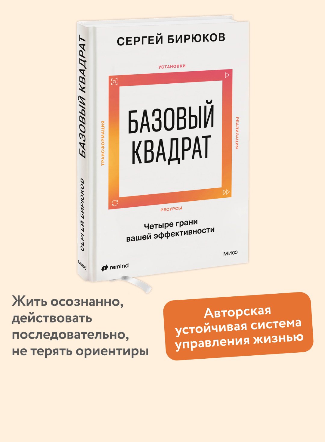 Книга Бирюков С.: Бирюков С.: Базовый квадрат. Четыре грани вашей эффективности купить,NaN