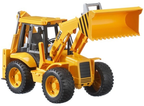 Спецтехника Bruder Экскаватор–погрузчик колёсный JCB 4CX желтый купить,NaN