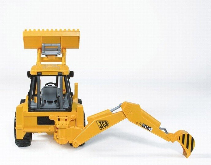 Спецтехника Bruder Экскаватор–погрузчик колёсный JCB 4CX желтый купить,NaN
