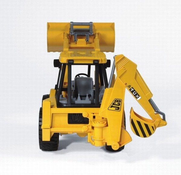 Спецтехника Bruder Экскаватор–погрузчик колёсный JCB 4CX желтый купить,NaN