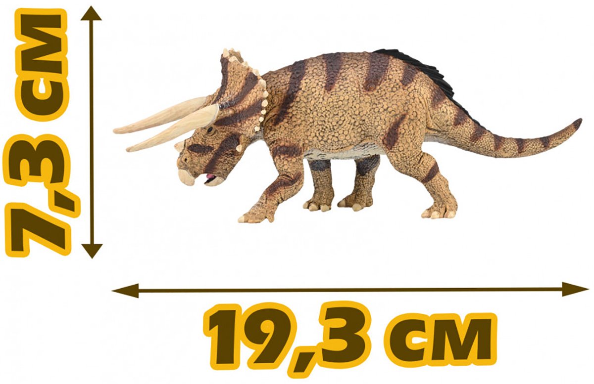Collecta Динозавр Ужасный Трицератопс 7.3 см 1 шт купить,NaN