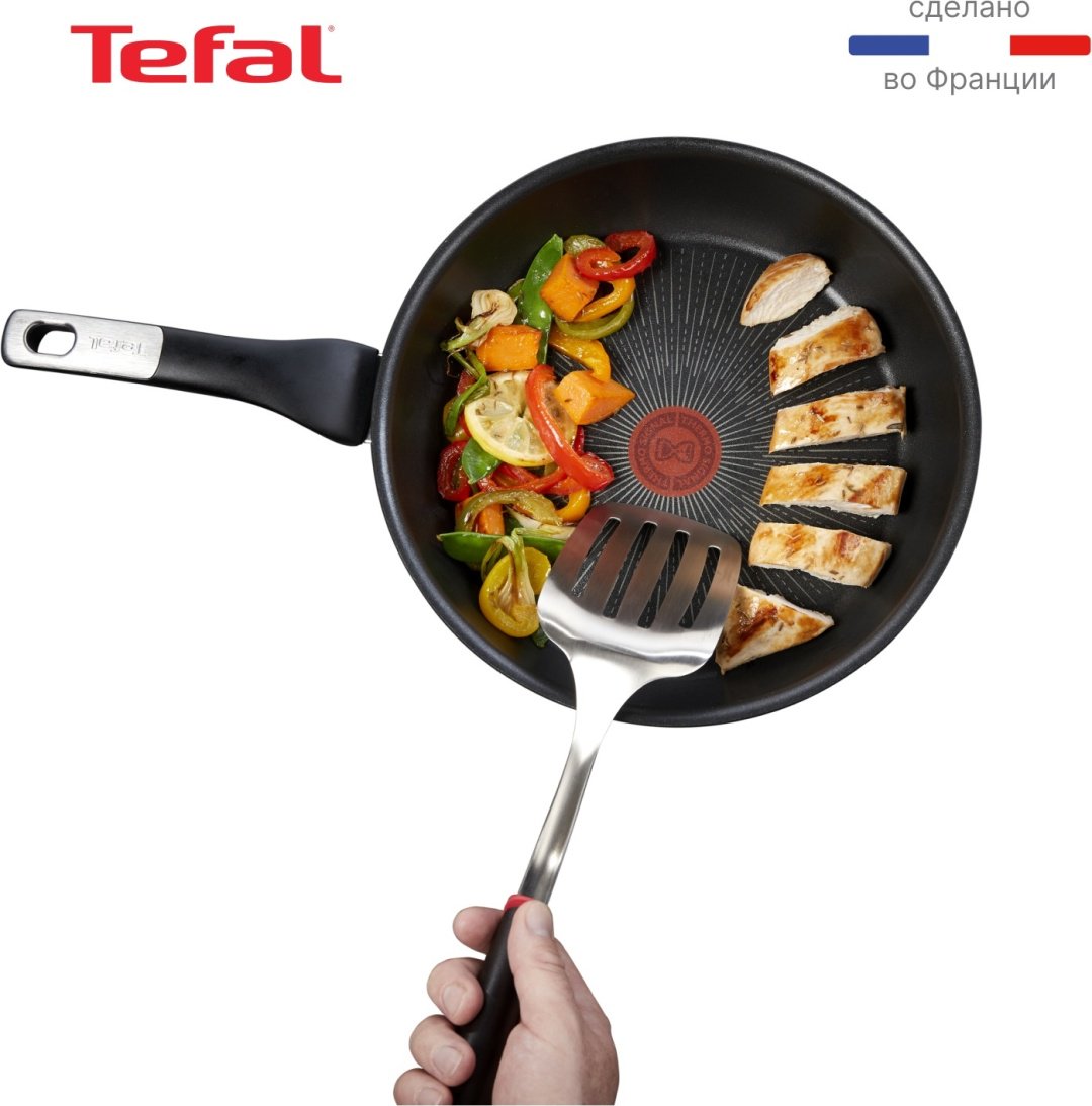 Сковорода Tefal G6 UNLIMITED IH 30 см с антипригарным покрытием, алюминий купить,NaN