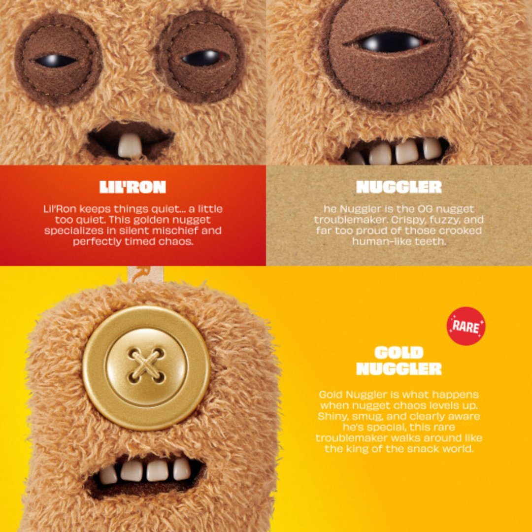 Брелок Fuggler Fugg Nuggets 10x9.8x6см текстиль 1 шт купить,NaN
