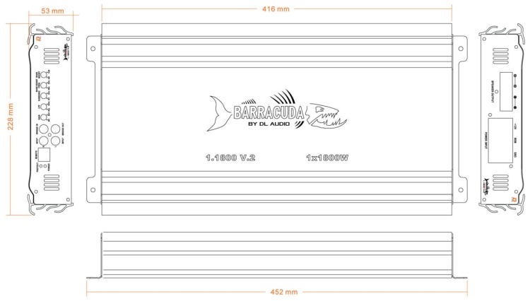 DL Audio Barracuda 1.1800 V.2 1800 Вт 1 канальный купить,102088