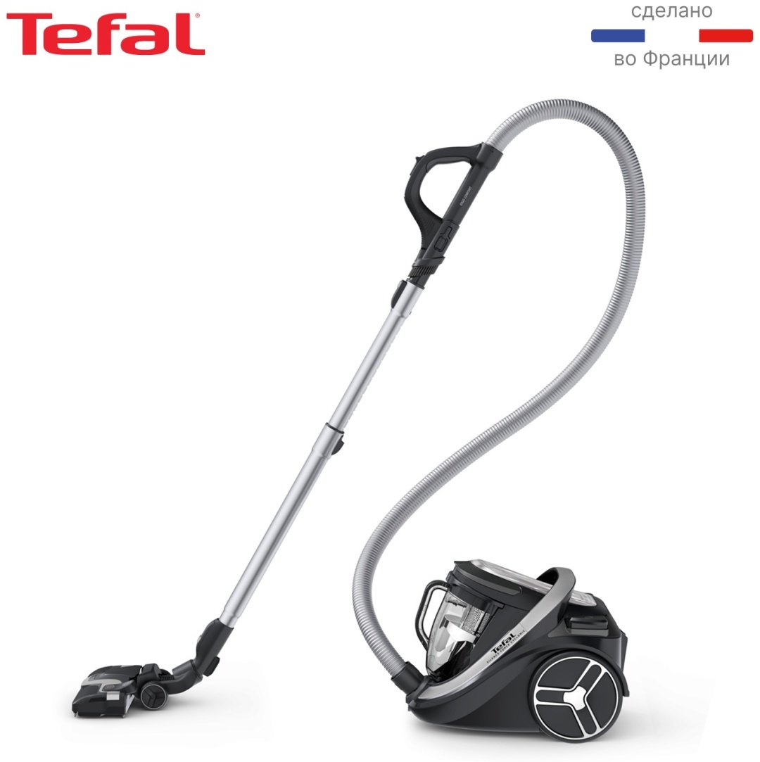 Пылесос Tefal Silence Force Cyclonic Effitech TW7976EA черный купить,NaN