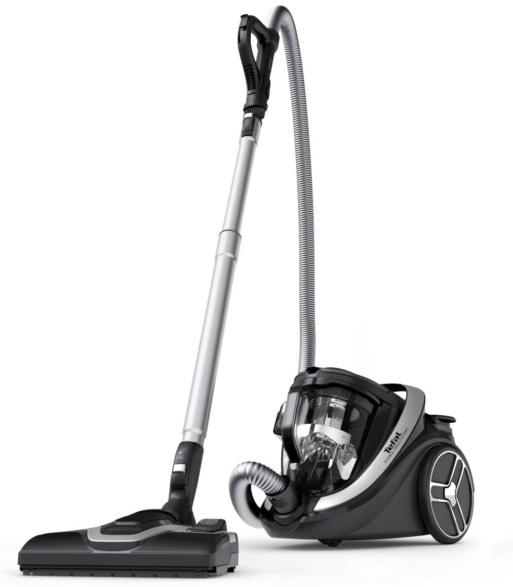 Пылесос Tefal Silence Force Cyclonic Effitech TW7976EA черный купить,NaN