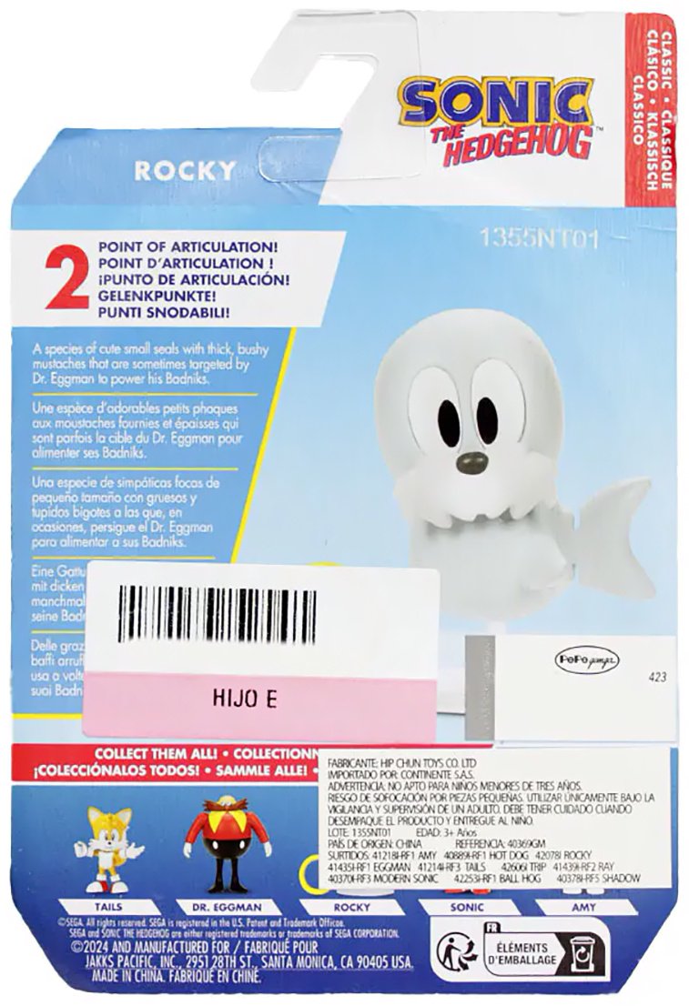 Sonic Rocky 6 см 1 шт купить,NaN