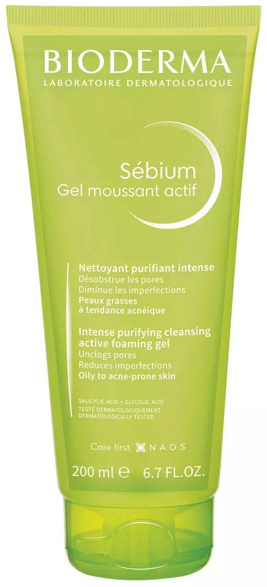Bioderma Sebium actif гель 200 мл купить,NaN