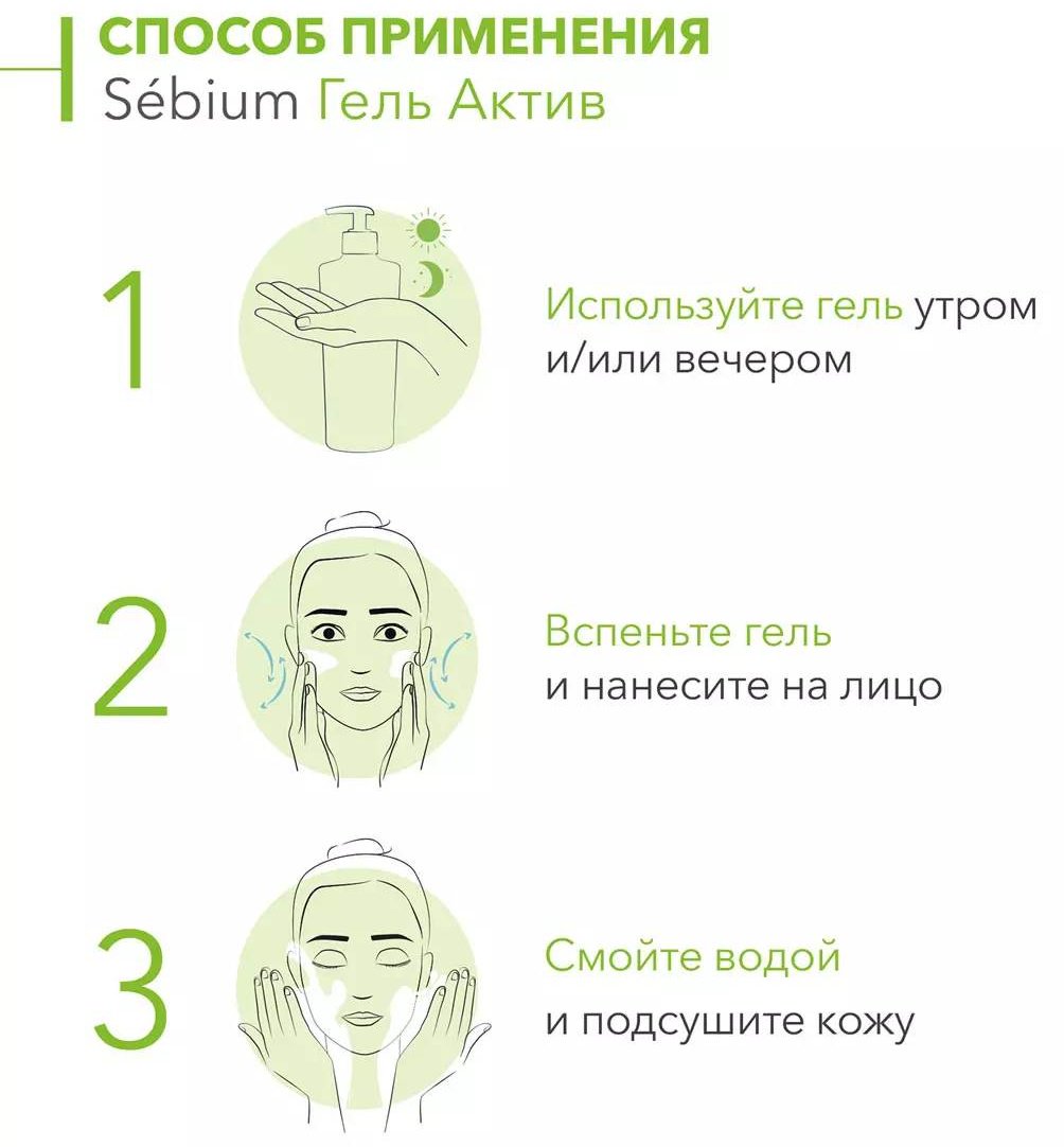 Bioderma Sebium actif гель 200 мл купить,NaN