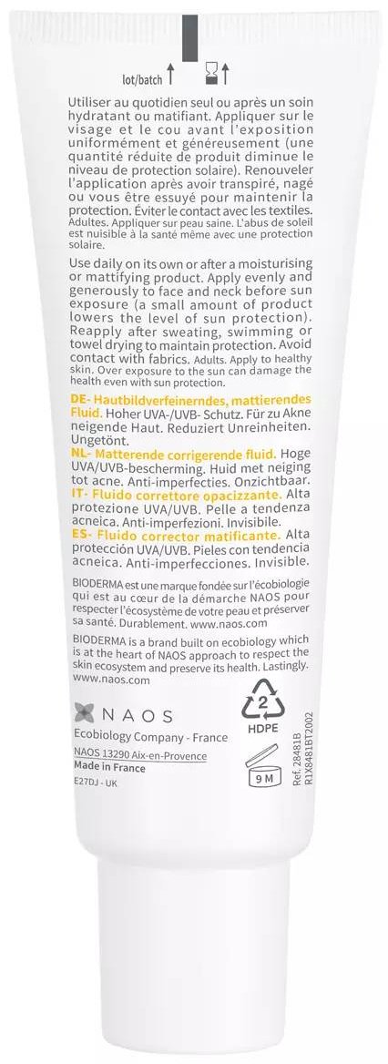 Bioderma крем Photoderm солнцезащитный крем AKH Mat SPF30 для лица 40 мл купить,NaN