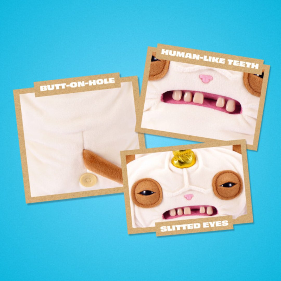 Мягкая игрушка Fuggler Wrinkle McStinkles, 22 см купить,NaN