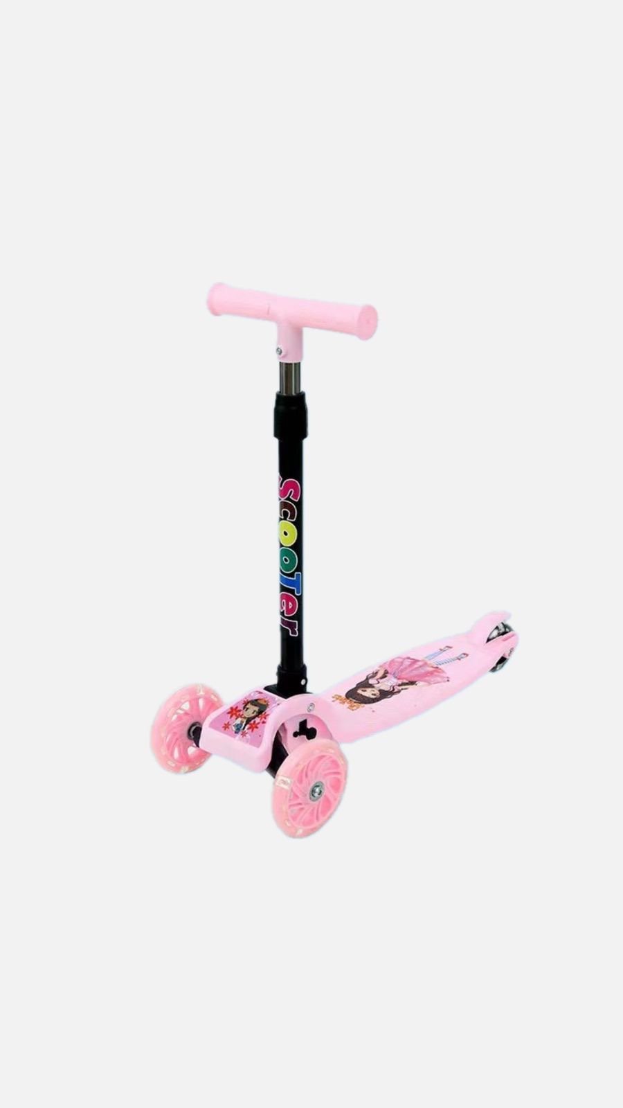 Самокат Ab Girl розовый