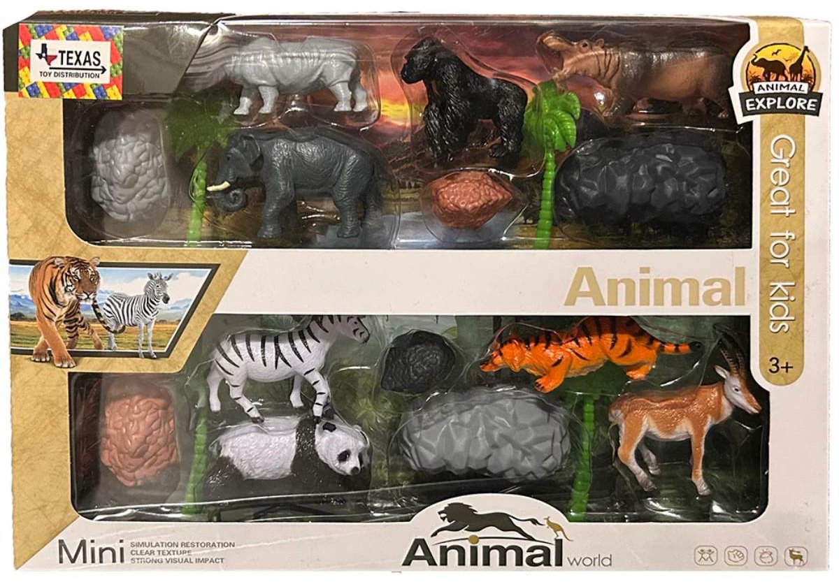 Nature Explorer Мир диких животных 23 см 8 шт купить,NaN