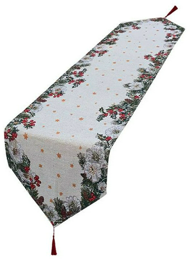 Дорожка на стол Раннер новогодний 180x30 см, гобелен