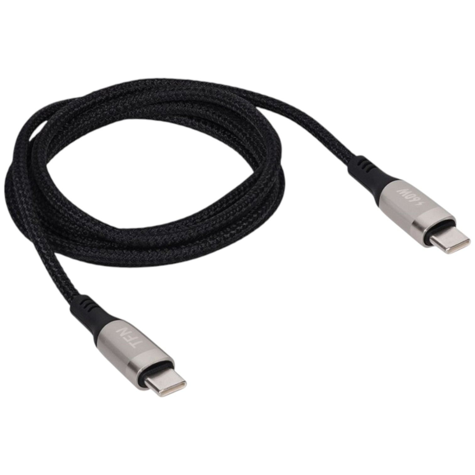 Кабель TFN USB TypeC 1.2m TFN-C-BLZ-CC1M-NI Gray