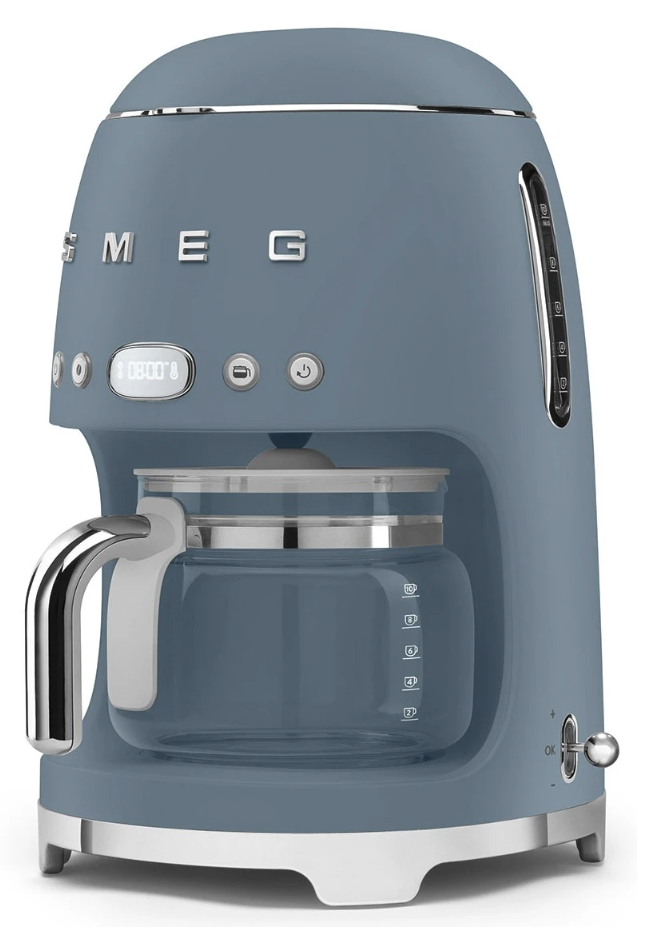 Кофеварка Smeg DCF02SBMEU серый купить,NaN