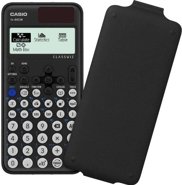 CASIO FX-85CW-W-ET-V, 10+2-разрядный, черный