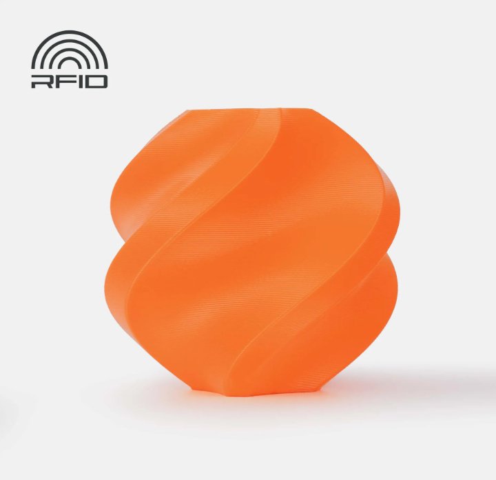 Пластик для 3D-печати Bambu Lab PLA 1.75 мм 1 кг оранжевый купить,NaN
