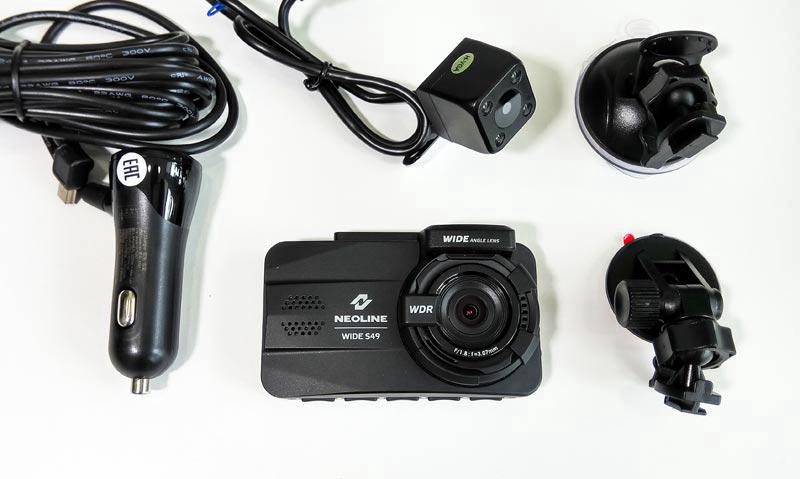 Видеорегистратор Neoline Wide S49 Dual черный купить,NaN