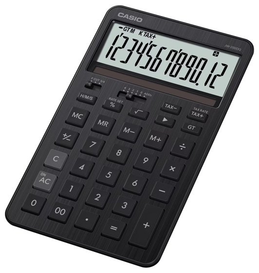CASIO JW-200DQ-BK-W-EP, 12-разрядный, черный купить,12565