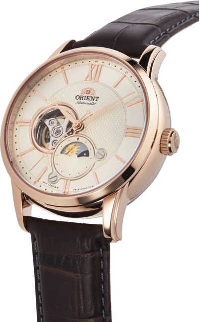 Механические Orient Sun & Moon RA-AS0009S30B нержавеющая сталь