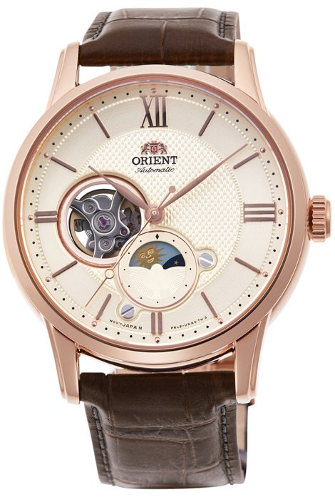 Механические Orient Sun & Moon RA-AS0009S30B нержавеющая сталь купить,365490