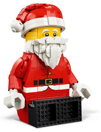 Конструктор LEGO Увеличенная минифигурка Санты 40820, деталей 761 шт купить,55385