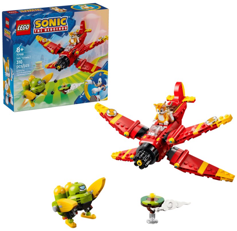 Конструктор LEGO Sonic the Hedgehog Торнадо-1 Тейлза 77119, деталей 310 шт - ForteMarket Конструктор LEGO Sonic the Hedgehog Торнадо-1 Тейлза 77119, деталей 310 шт купить,27595