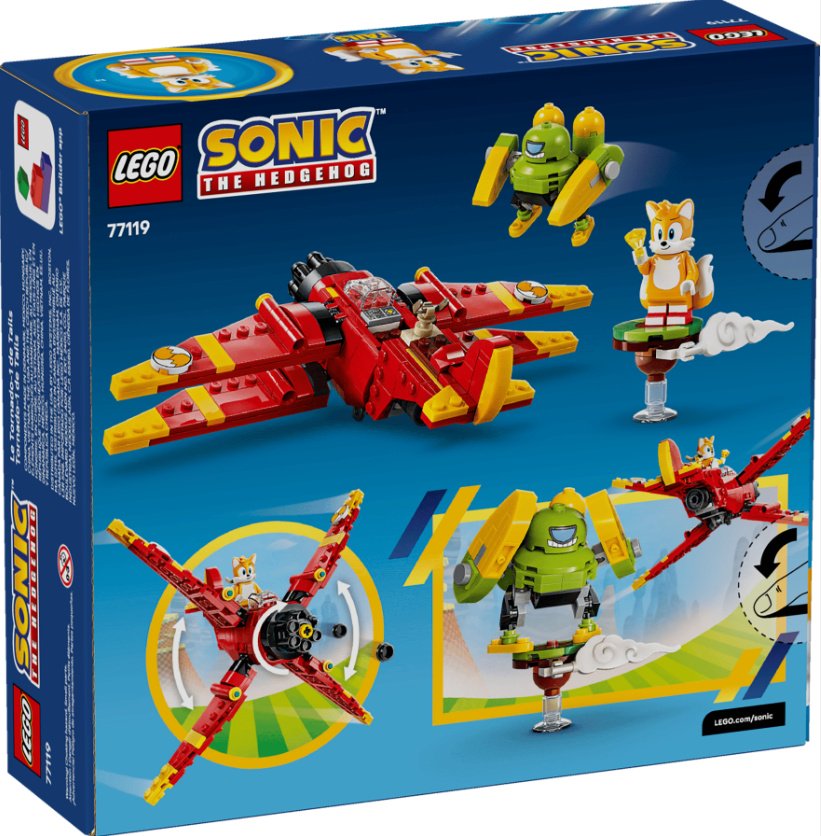 Конструктор LEGO Sonic the Hedgehog Торнадо-1 Тейлза 77119, деталей 310 шт - ForteMarket Конструктор LEGO Sonic the Hedgehog Торнадо-1 Тейлза 77119, деталей 310 шт купить,27595