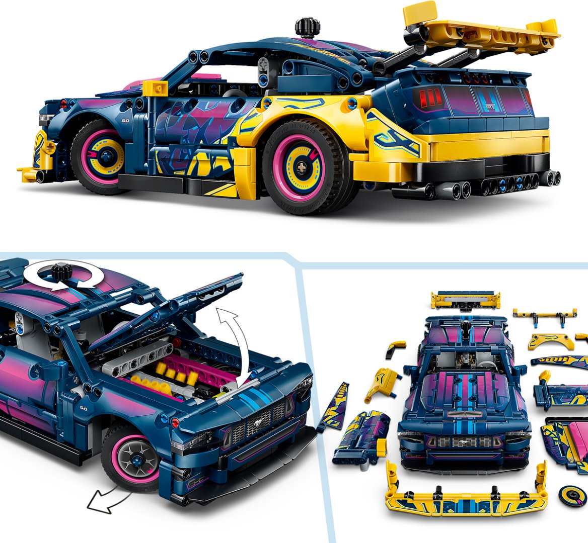 Конструктор LEGO Technic Ford Mustang GT 42236, деталей 973 шт купить,84423