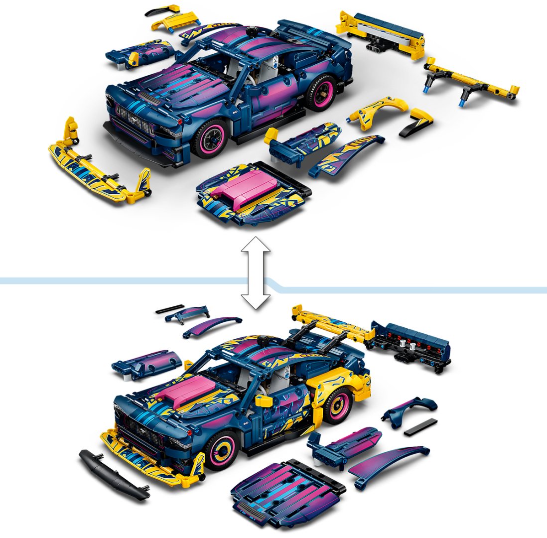 Конструктор LEGO Technic Ford Mustang GT 42236, деталей 973 шт купить,84423