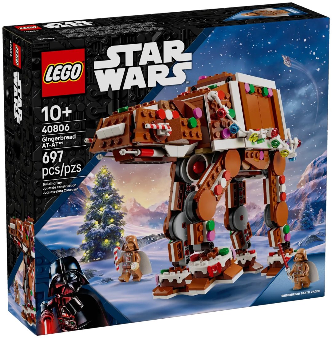 Конструктор LEGO Пряничный шагоход AT-AT 40806, деталей 697 шт купить,56623
