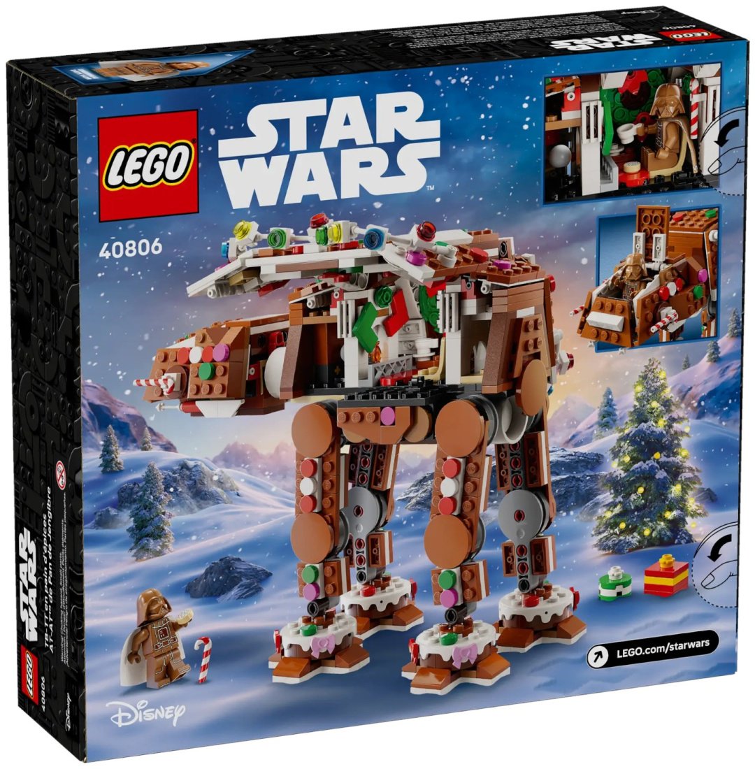 Конструктор LEGO Пряничный шагоход AT-AT 40806, деталей 697 шт купить,56623